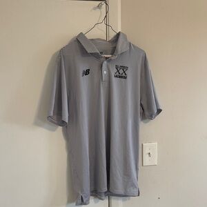 New Balance Black and White Men's Polo Shirt